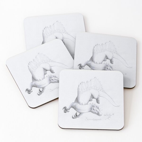 Item preview, Illustration Pencil Drawing Spinosaurus sp. Dinosaur Mesozoic designed and sold by DiablHorse.