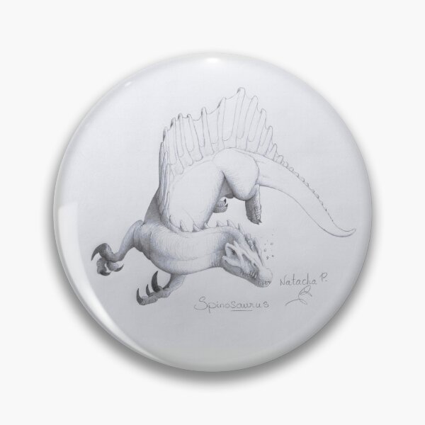 Item preview, Illustration Pencil Drawing Spinosaurus sp. Dinosaur Mesozoic designed and sold by DiablHorse.