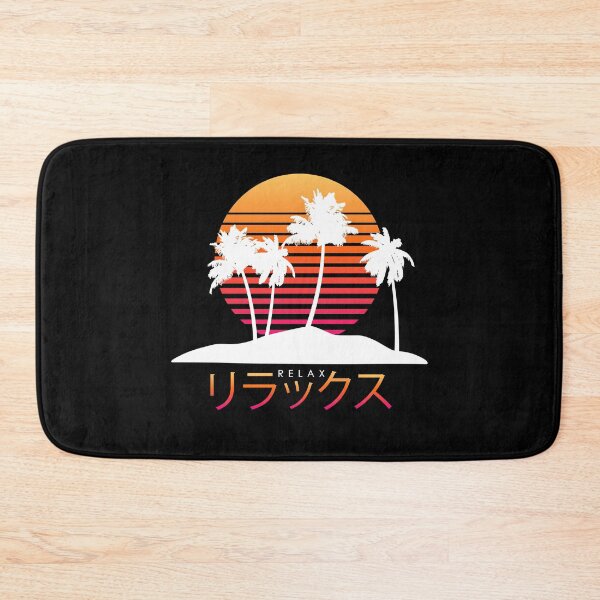 Item preview, Vaporwave Aesthetic Relax Quote Sunset 80's 90's Synthwave Japanese Fashion designed and sold by Bragamontes.