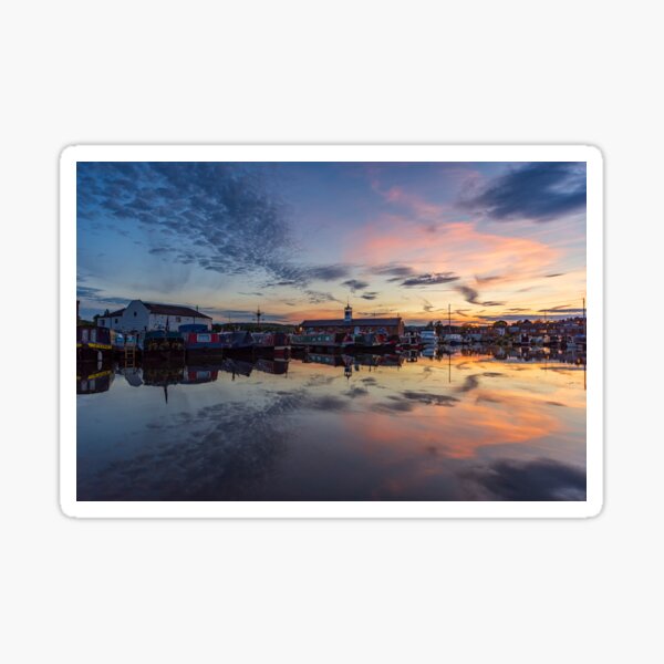 Sunset at Stourport-on-Severn Sticker