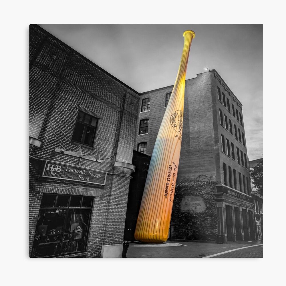 Derby City's Louisville Slugger Bat and Museum Building - Selective  Coloring Long Sleeve T-Shirt by Gregory Ballos - Fine Art America