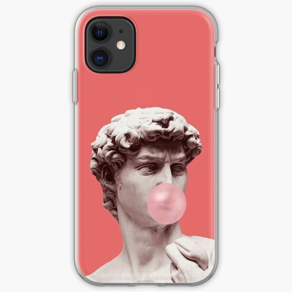 Greek Statue Chewing Gum iPhone Soft Case