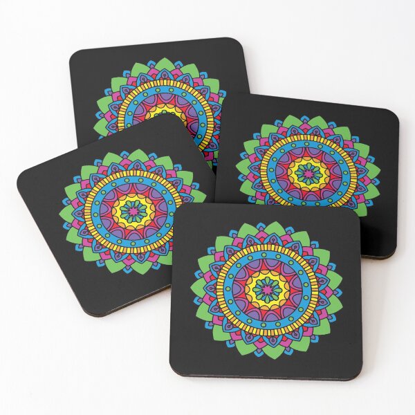 Item preview, Rainbow Mandala 4 designed and sold by Tiggs-designs.