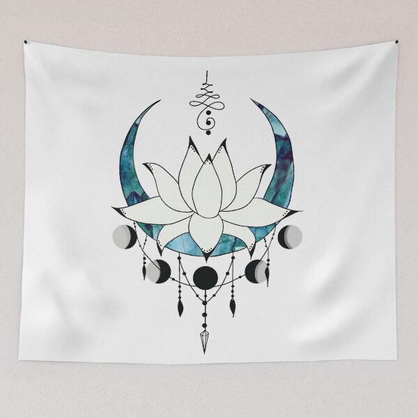 Item preview, Lotus Flower Moon designed and sold by Silvia Galliani.