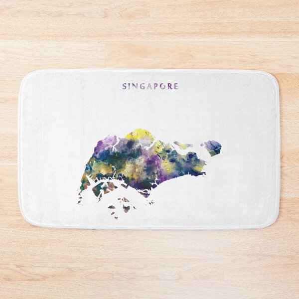 Item preview, Singapore Map designed and sold by MonnPrint.