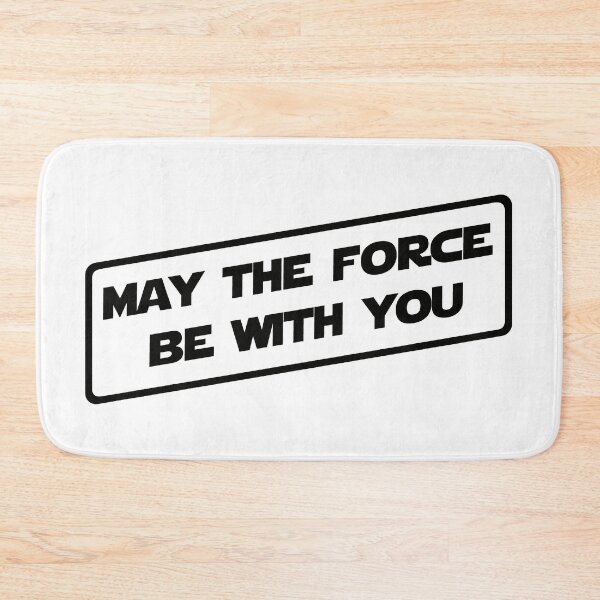 Item preview, May The Force Be With You! (Black version) designed and sold by DafyddEm.