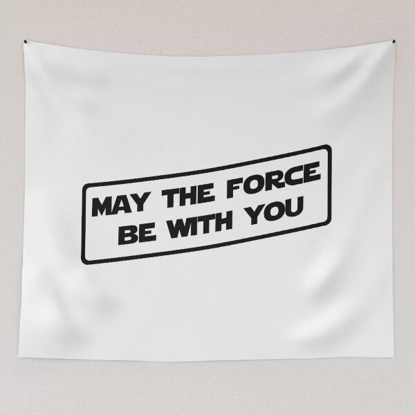 Item preview, May The Force Be With You! (Black version) designed and sold by DafyddEm.