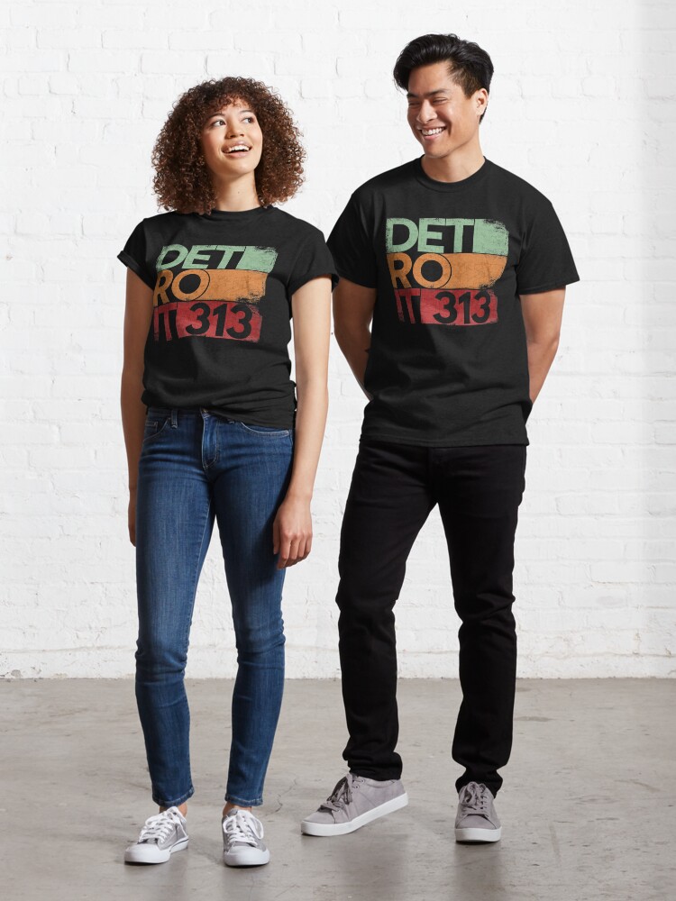 313 Detroit T-Shirts for Sale