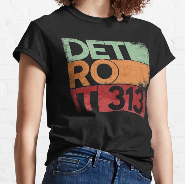 Bleed DETROIT 313 LIGHT GREY T-Shirts