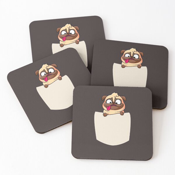 Item preview, Cute Pug in Pocket designed and sold by SoufStore.