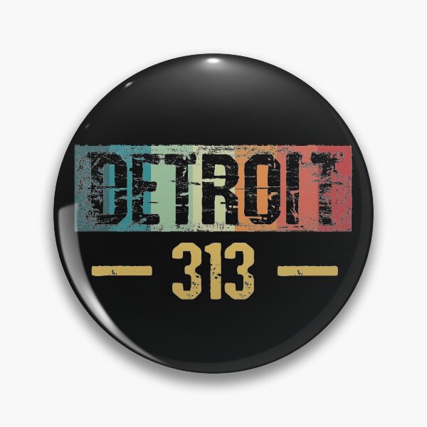 Artikelvorschau, Detroit 313 Code Bereich Michigan State Vintage Liebhaber Geschenk entworfen und verkauft von alenaz.