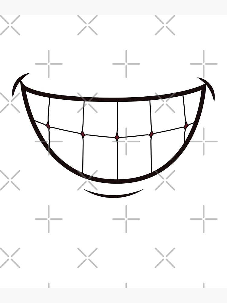 "Face mask mouth teeth" Sticker by LTClothing Redbubble