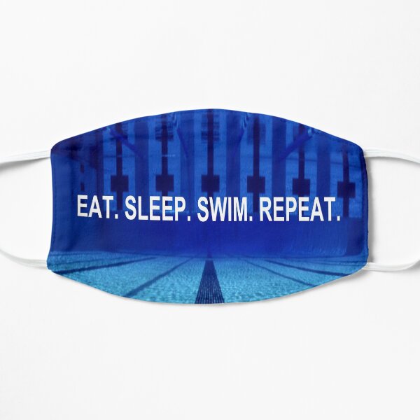 Swimming Inspirational Quote Mask