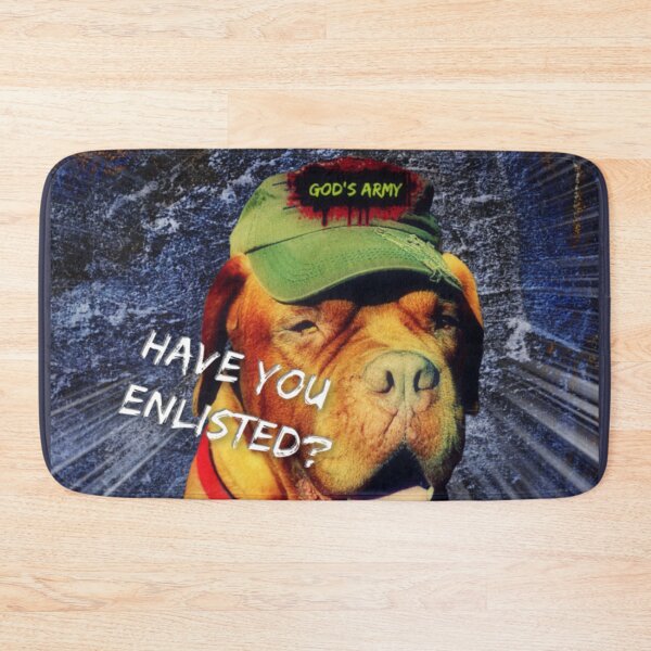 Item preview, Christian Design, Pop Art Dog, God's Army - Have you Enlisted? designed and sold by TheKingdomAttic.