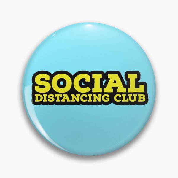 Artikelvorschau, SOCIAL DISTANCING CLUB - BIG TYPO - COOL entworfen und verkauft von Tropical Blood.