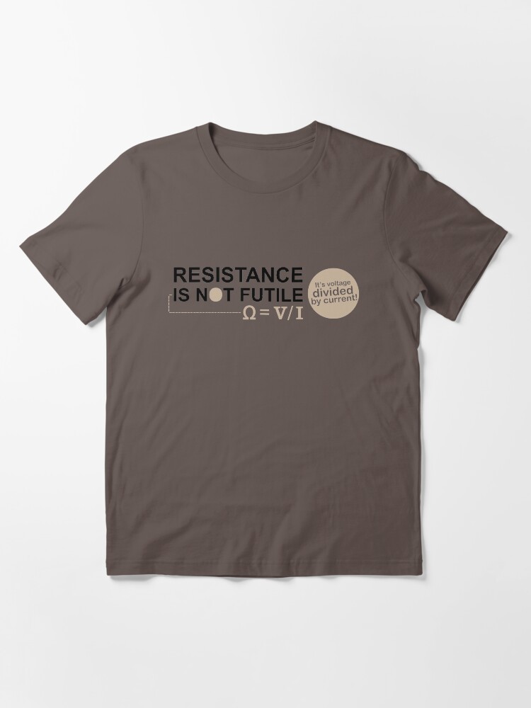 Alternate view of Resistance Is Not Futile Essential T-Shirt
