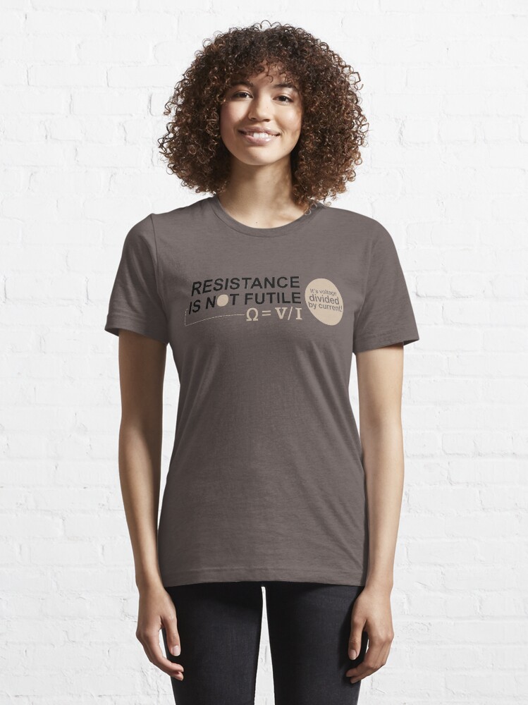Alternate view of Resistance Is Not Futile Essential T-Shirt