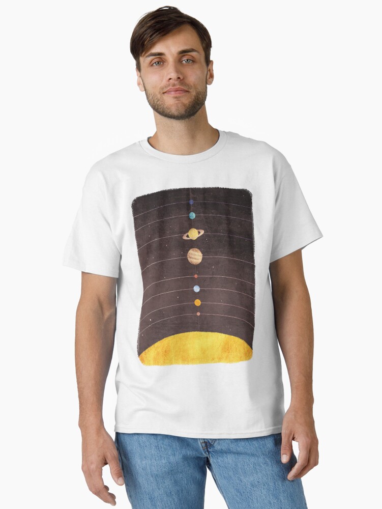 Thumbnail 1 of 7, Classic T-Shirt, Solar System designed and sold by annisatiarau.