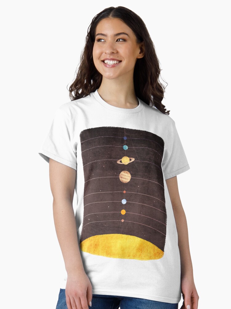 Thumbnail 2 of 7, Classic T-Shirt, Solar System designed and sold by annisatiarau.