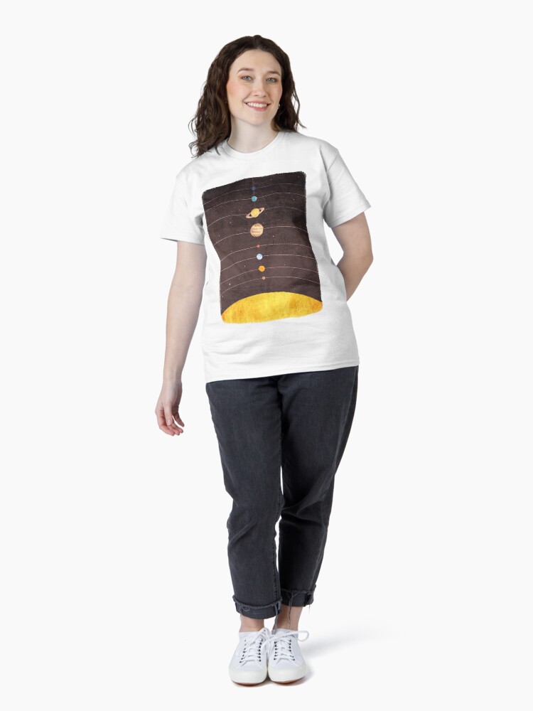 Thumbnail 4 of 7, Classic T-Shirt, Solar System designed and sold by annisatiarau.