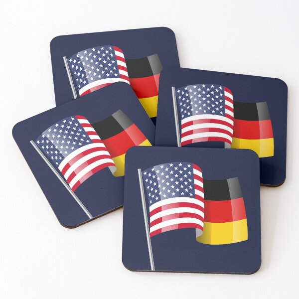 Item preview, USA AND GERMANY | FLAGS MIX designed and sold by designdistiller.