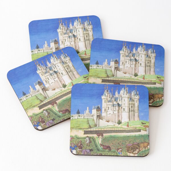 Item preview, Medieval castle vintage art designed and sold by Vintage Designs +.