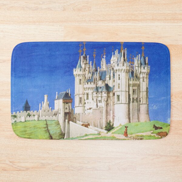 Item preview, Medieval castle vintage art designed and sold by Vintage Designs +.