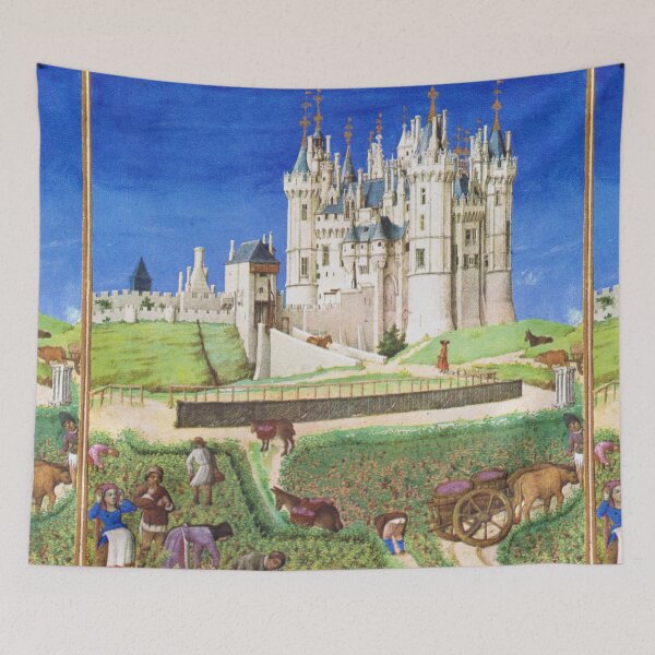 Item preview, Medieval castle vintage art designed and sold by Vintage Designs +.