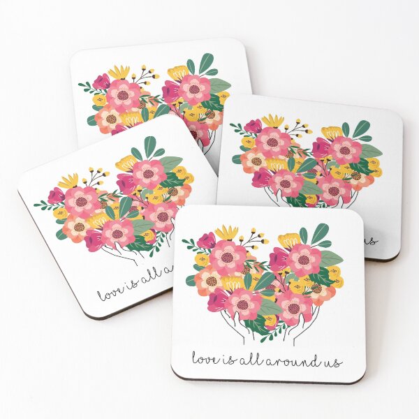 Item preview, Heart Bouquet - Love Is All Around Us designed and sold by MaplewoodMerch.