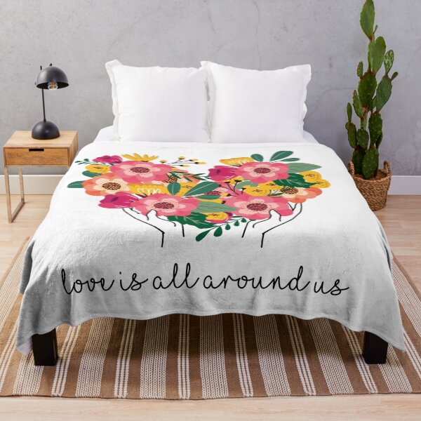 Item preview, Heart Bouquet - Love Is All Around Us designed and sold by MaplewoodMerch.