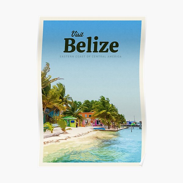 Visit Belize Poster