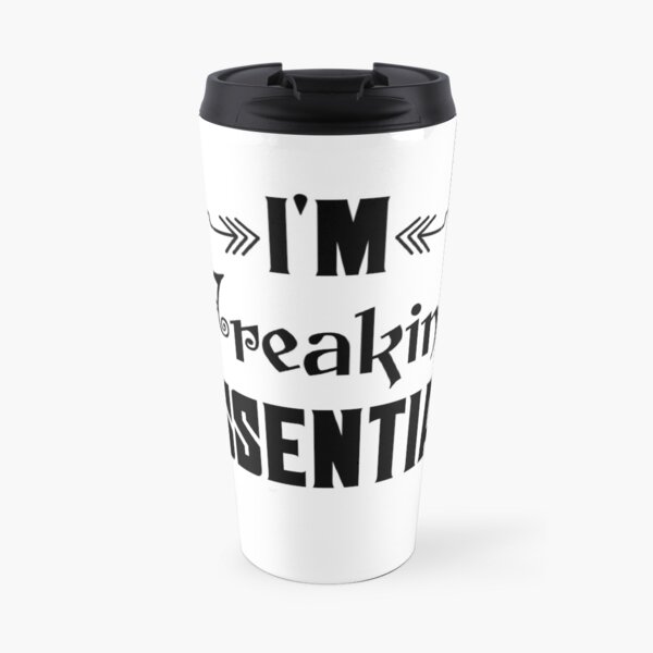 yup i am freaking essential Travel Mug