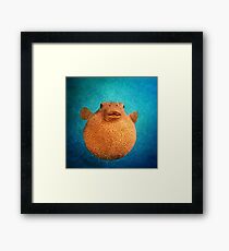 Staring contest Framed Print