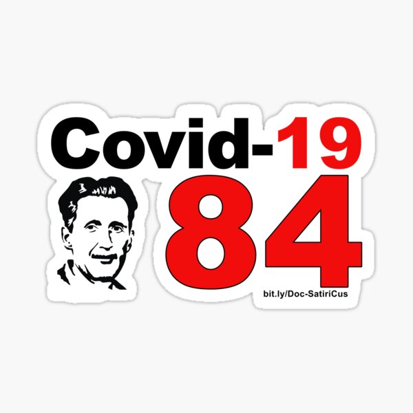 Covid-1984 | ORWELL Sticker
