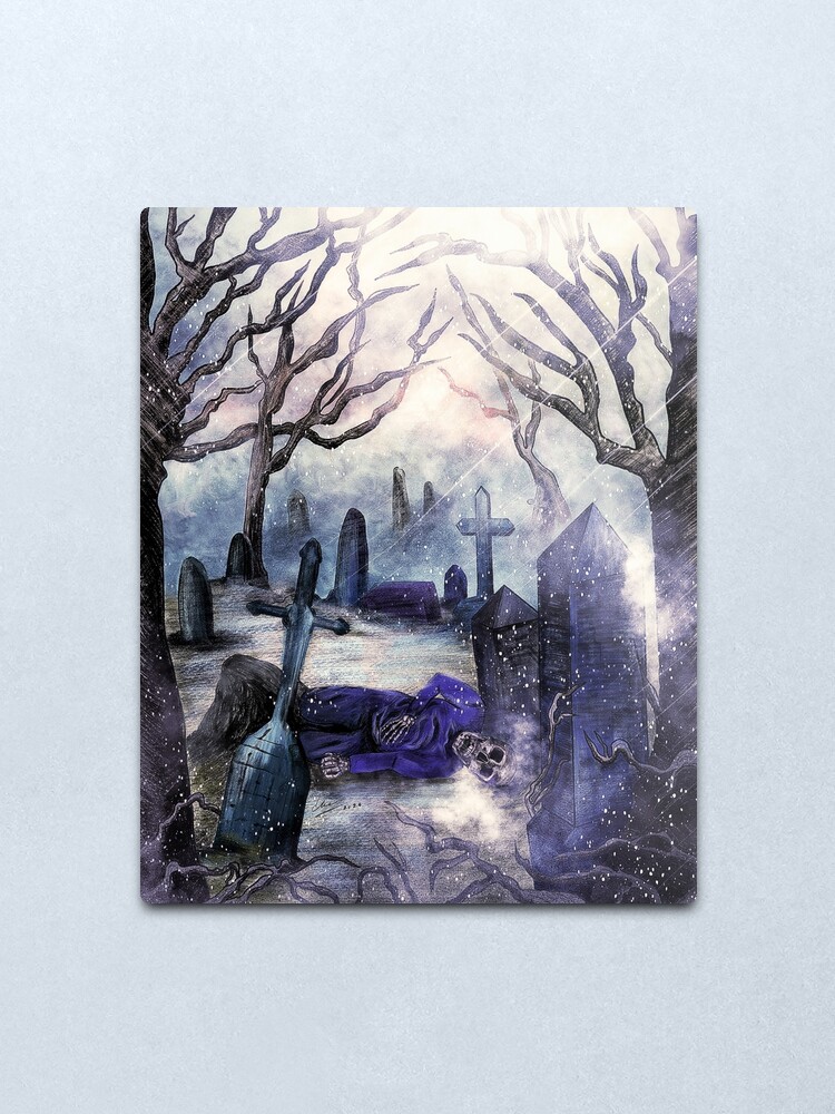 Alternate view of crooked soul. Metal Print