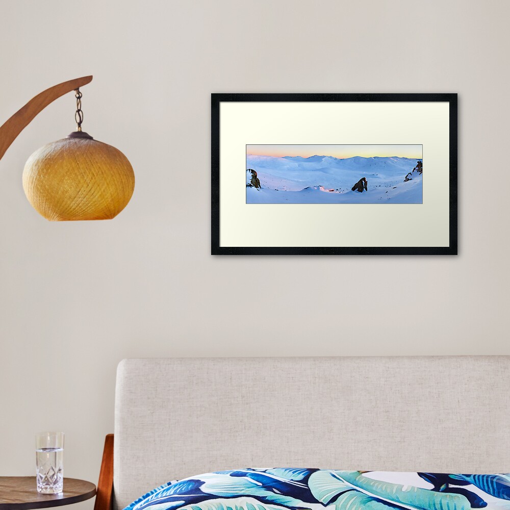 Kosciuszko Main Range, New South Wales, Australia Framed Art Print