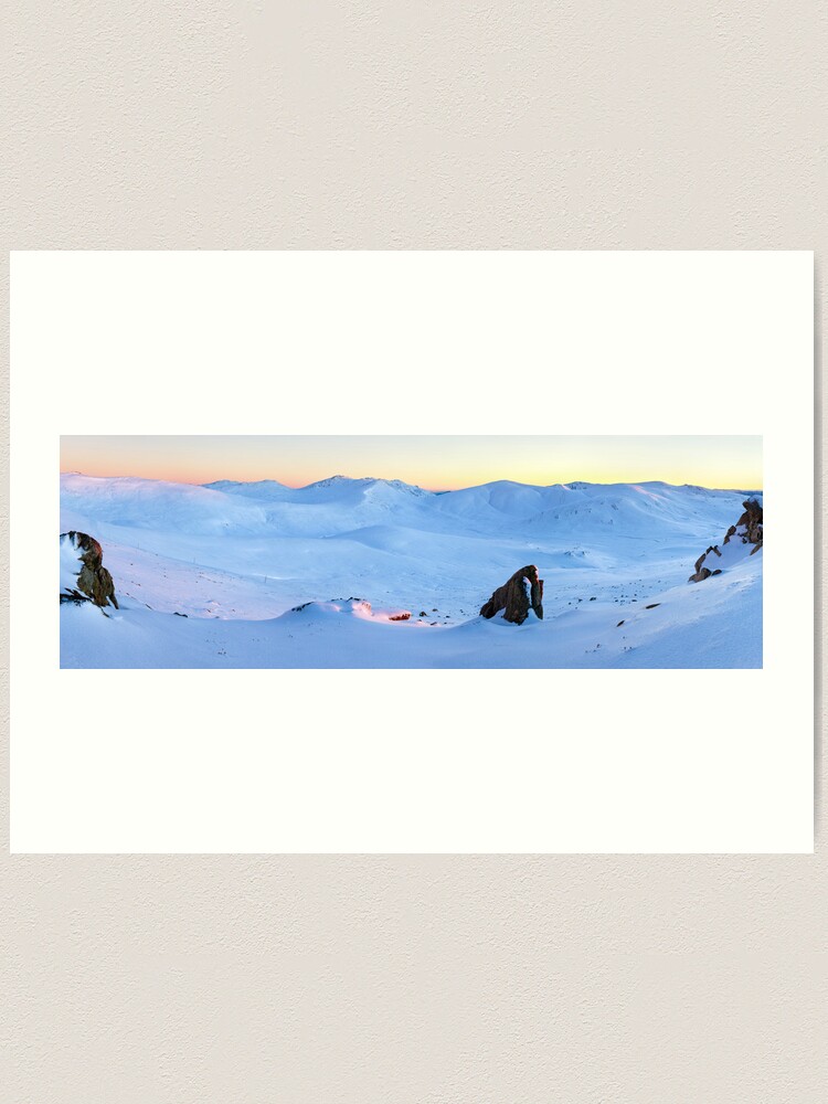 Alternate view of Kosciuszko Main Range, New South Wales, Australia Art Print