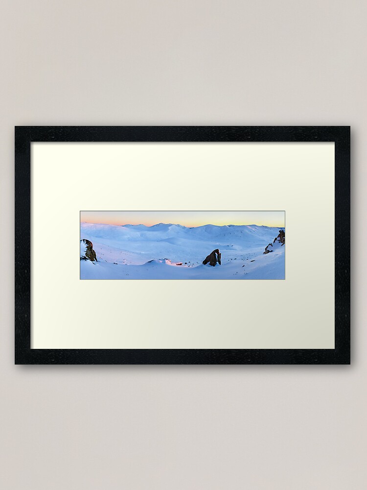 Alternate view of Kosciuszko Main Range, New South Wales, Australia Framed Art Print