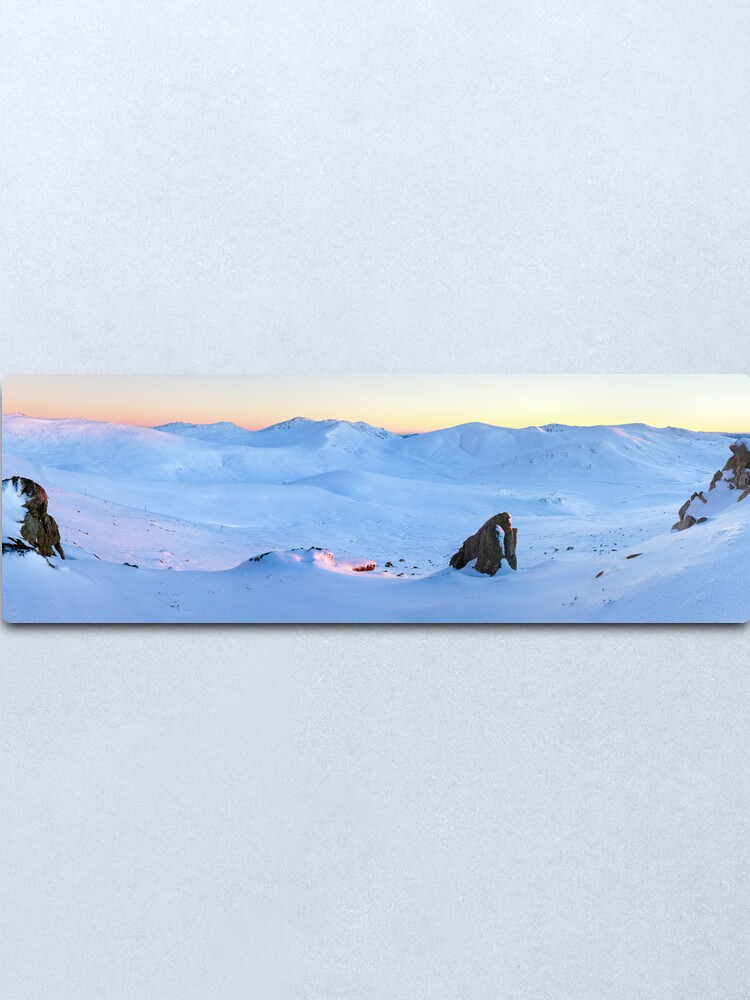Alternate view of Kosciuszko Main Range, New South Wales, Australia Metal Print