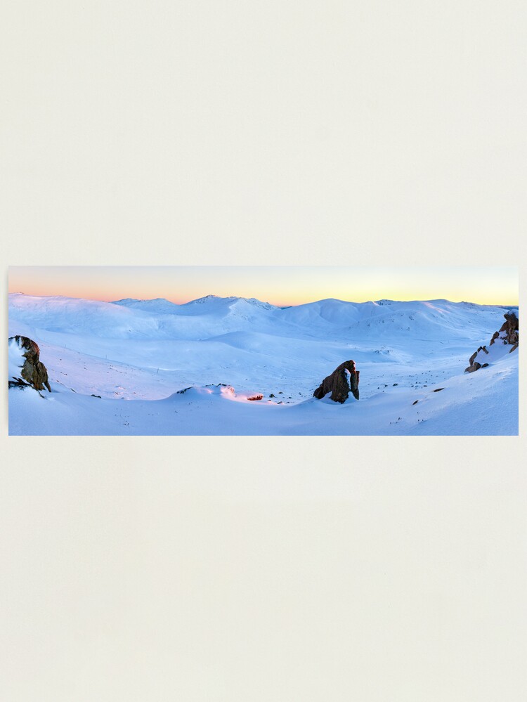 Alternate view of Kosciuszko Main Range, New South Wales, Australia Photographic Print