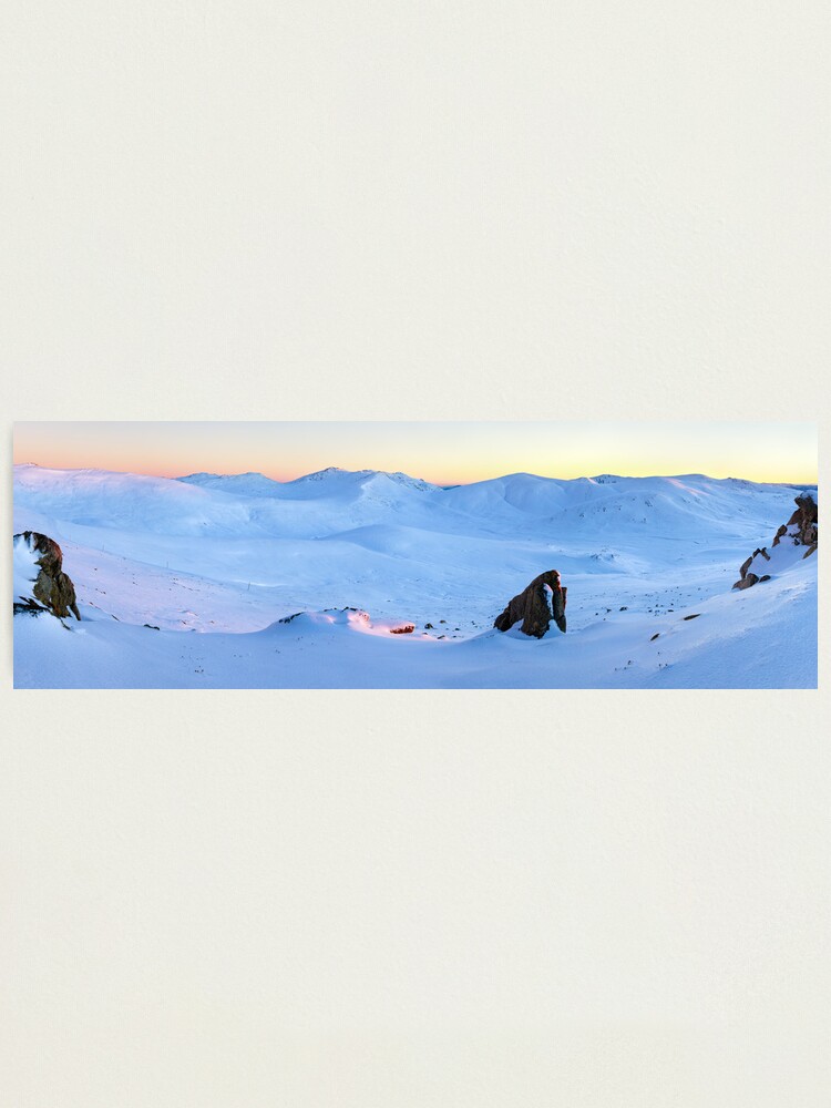 Alternate view of Kosciuszko Main Range, New South Wales, Australia Photographic Print