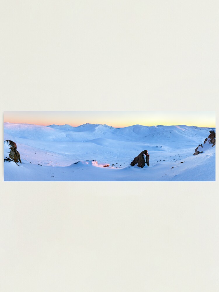 Alternate view of Kosciuszko Main Range, New South Wales, Australia Photographic Print
