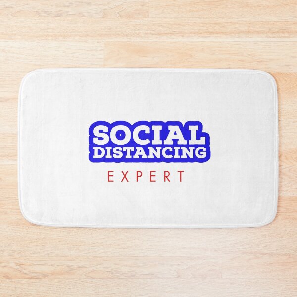 Item preview, SOCIAL DISTANCING EXPERT - EXPERT - MINIMALIST  designed and sold by Tropical Blood.