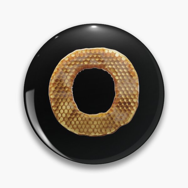 Item preview, O Letter 3d Honey Alphabet Font designed and sold by HelloFromAja.