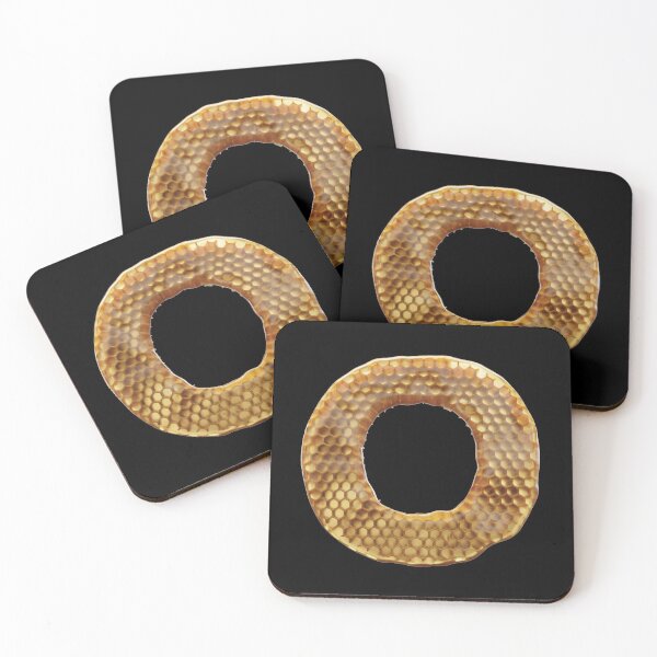 Item preview, O Letter 3d Honey Alphabet Font designed and sold by HelloFromAja.