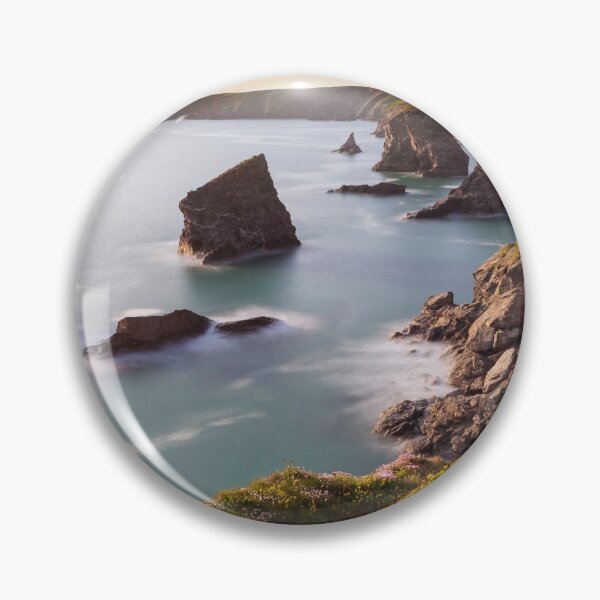 Item preview, Spring flowers and sea stacks (Bedruthan Steps) designed and sold by bitm2007.
