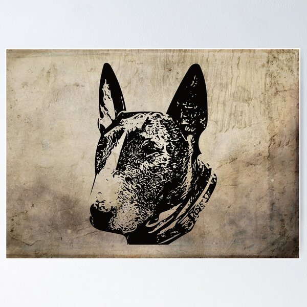 Bully - English Bull Terrier Poster for Sale by DoggyStyles