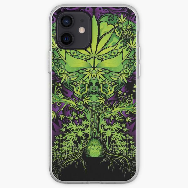 Marijuana Love Tree iPhone Soft Case