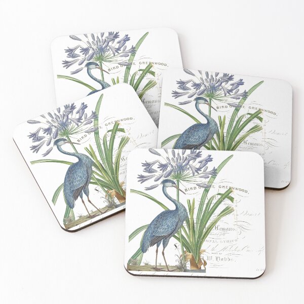 Item preview, The Blue Heron promenade. designed and sold by Nelly CHARBONNEAUX.