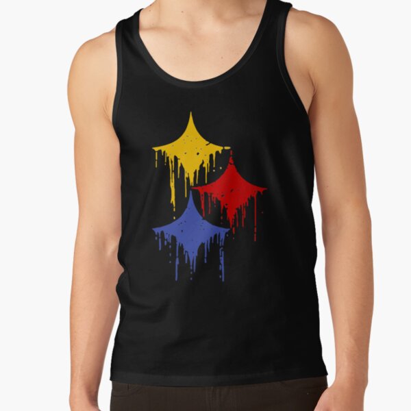 Pittsburgh Steelers Dripping Hypocycloids Tank Top